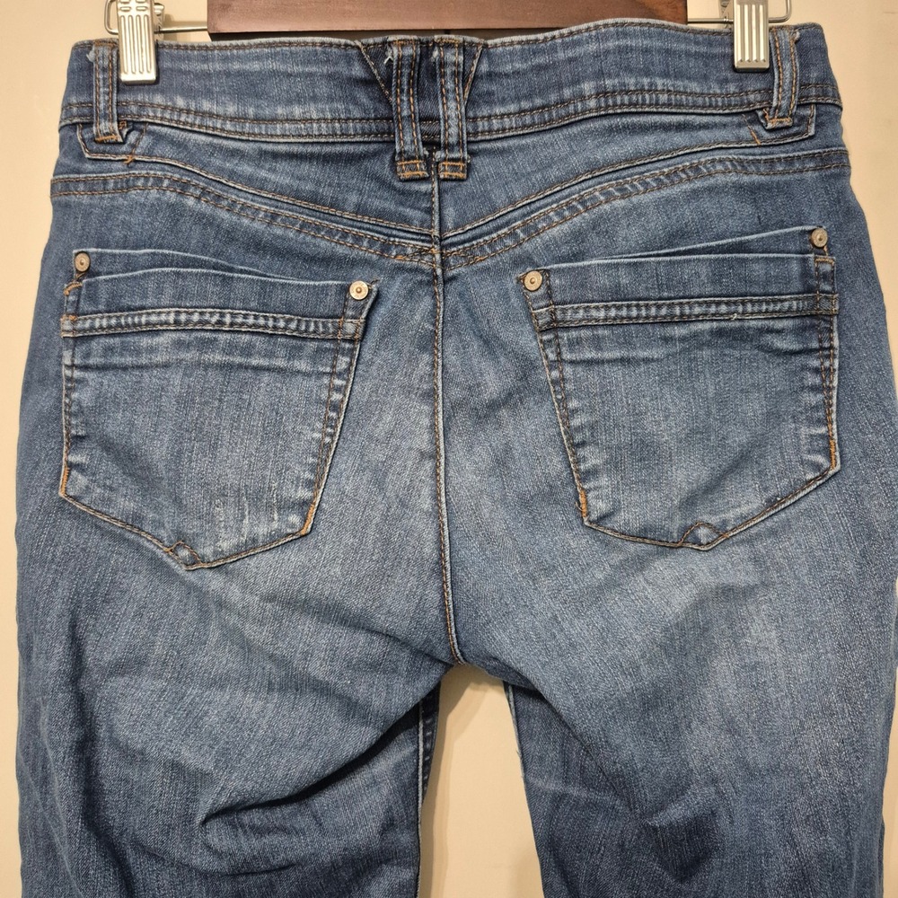 Democracy Ab Solution Skinny Jeans Medium Wash Blue Denim Pants Womens 4 - Picture 5 of 6